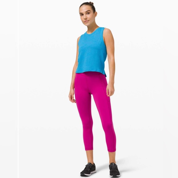 lululemon athletica Tops - Lululemon Train to Be Tank *Camo
Dot Camo Turquoise Tide / Turquoise Tide